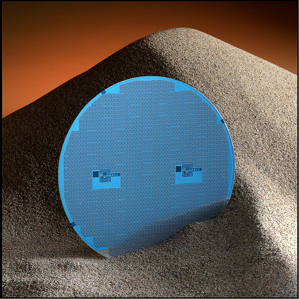 wafer in sand 6x6